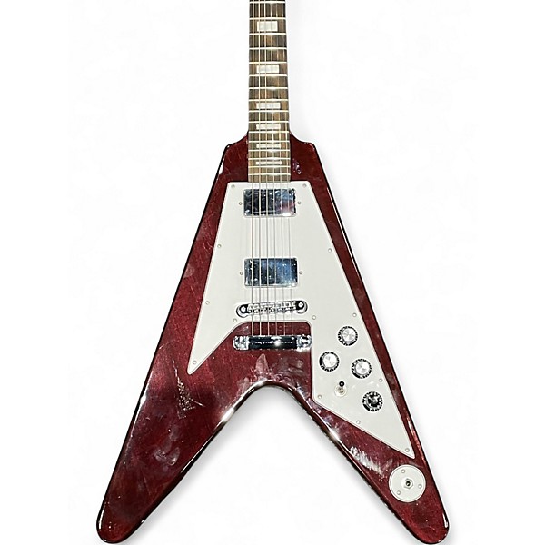 Used Ellis Guitars V TYPE NATURAL Solid Body Electric Guitar