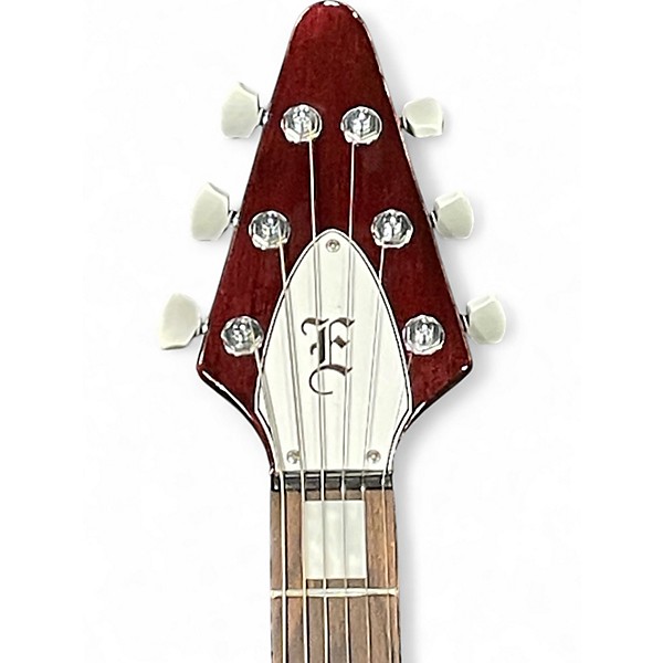 Used Ellis Guitars V TYPE NATURAL Solid Body Electric Guitar