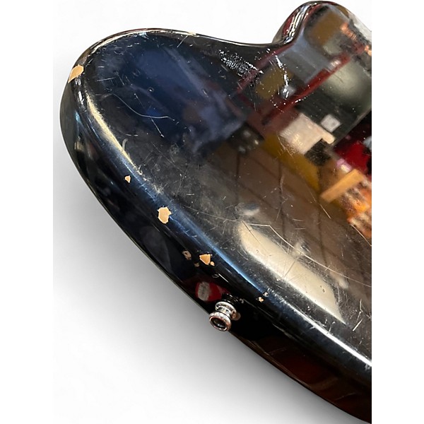 Used Fender 1962 American Vintage Reissue Jazzmaster Black Solid Body Electric Guitar