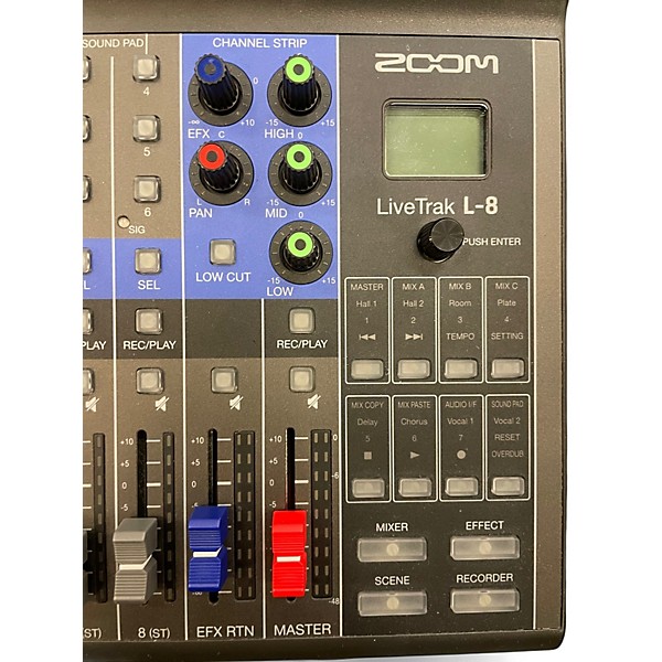 Used Zoom LiveTRAK L-8 Unpowered Mixer