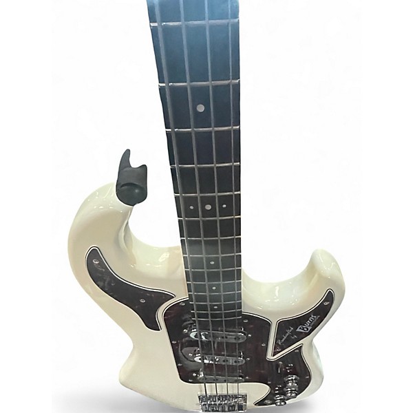 Used Burns CLUB MARQUEE BASS Snow White Electric Bass Guitar