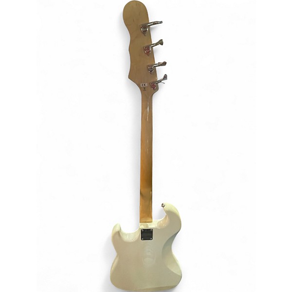 Used Burns CLUB MARQUEE BASS Snow White Electric Bass Guitar