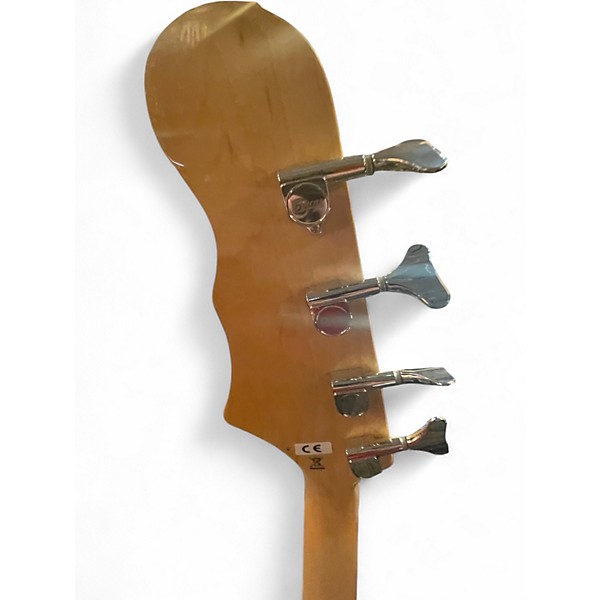 Used Burns CLUB MARQUEE BASS Snow White Electric Bass Guitar