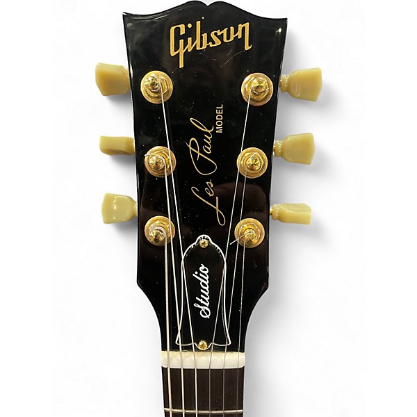 Used Gibson Les Paul Studio Cherry Solid Body Electric Guitar