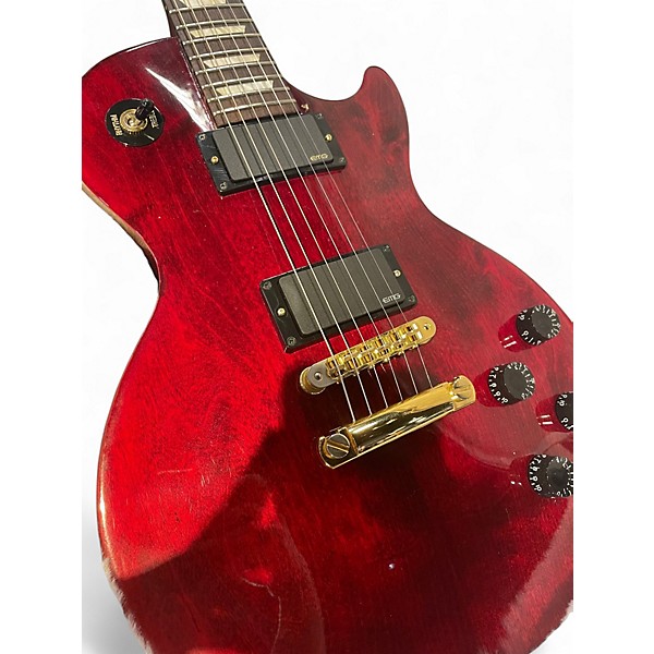 Used Gibson Les Paul Studio Cherry Solid Body Electric Guitar