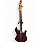 Used Sterling by Music Man Jason Richardson Cutlass 7 string Crimson Red Burst Solid Body Electric Guitar thumbnail