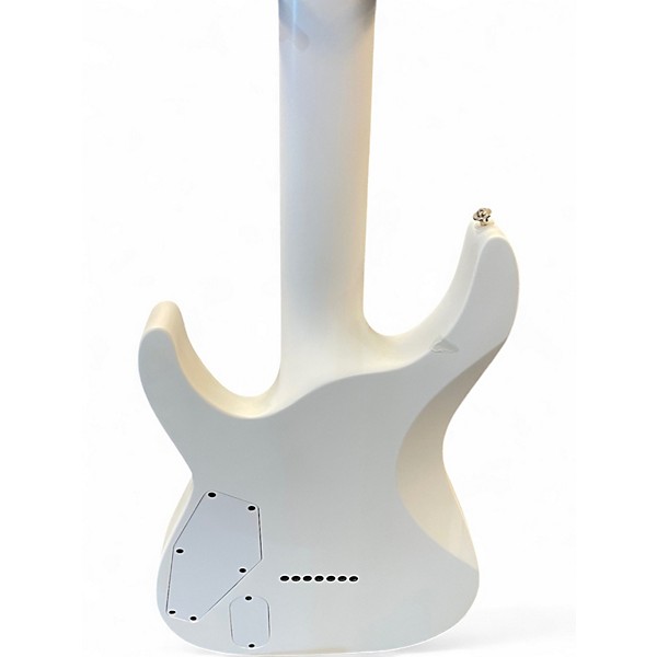 Used ESP LTD M-7B HT Baritone Arctic Metal ARTIC WHITE Baritone Guitars