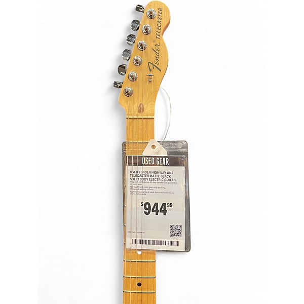 Used Fender Highway One Telecaster MATTE BLACK Solid Body Electric Guitar