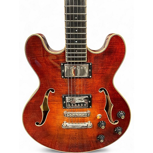 Used Eastman T185MX VIOLIN BURST Hollow Body Electric Guitar