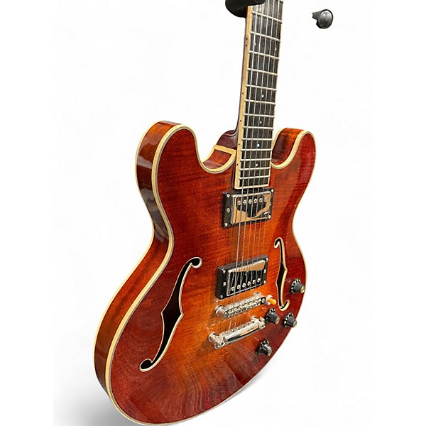 Used Eastman T185MX VIOLIN BURST Hollow Body Electric Guitar