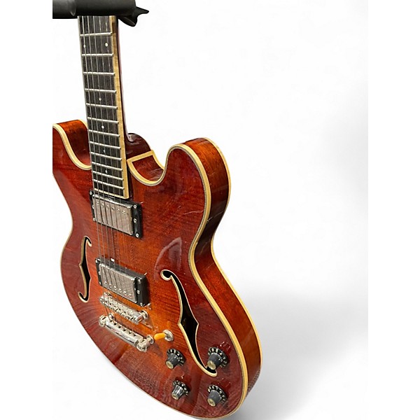 Used Eastman T185MX VIOLIN BURST Hollow Body Electric Guitar