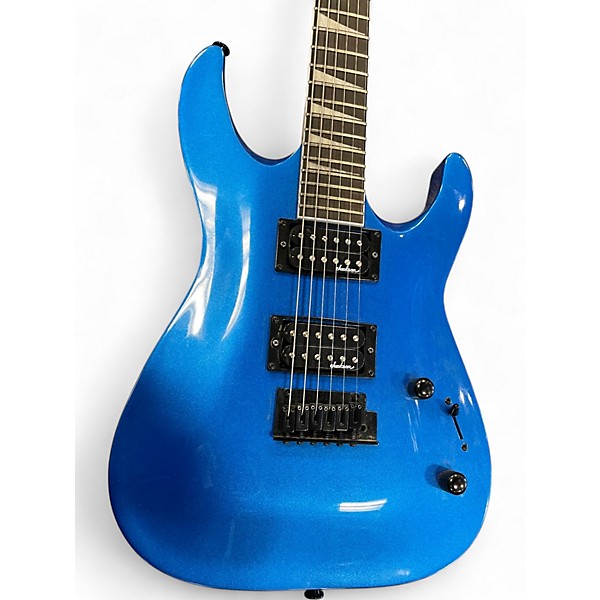 Used Jackson JS22 Dinky Blue Solid Body Electric Guitar