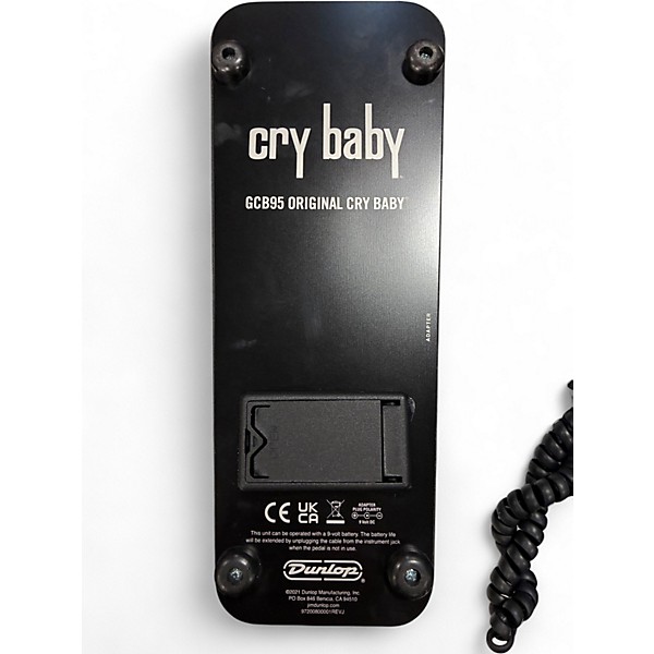 Used Dunlop Original Cry Baby Wah Effect Pedal