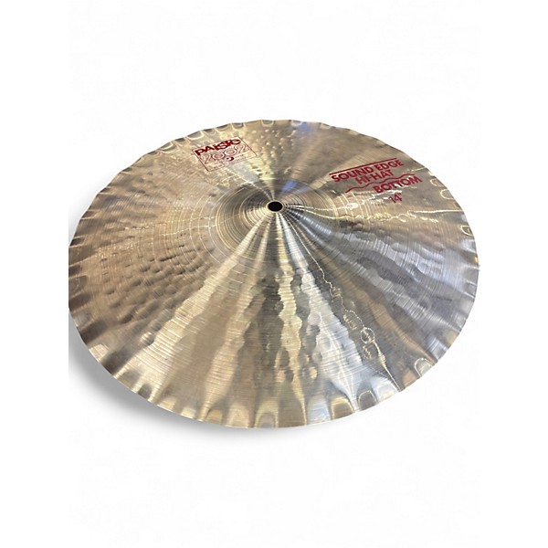 Used Paiste 14in 2002 Medium Hi Hat Pair Cymbal