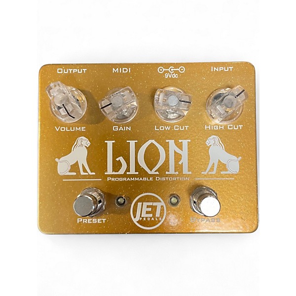 Used Jet Pedals LION PROGRAMMABLE DISTORTION Effect Pedal