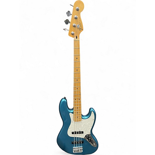 Used Fender Player Jazz Bass Blue Electric Bass Guitar