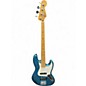 Used Fender Player Jazz Bass Blue Electric Bass Guitar thumbnail