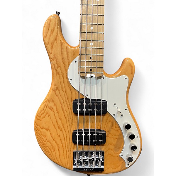 Used 2014 Fender American Deluxe Dimension Bass V HH Natural Electric Bass Guitar