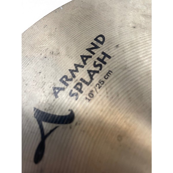 Used Zildjian 10in Armand Splash Cymbal