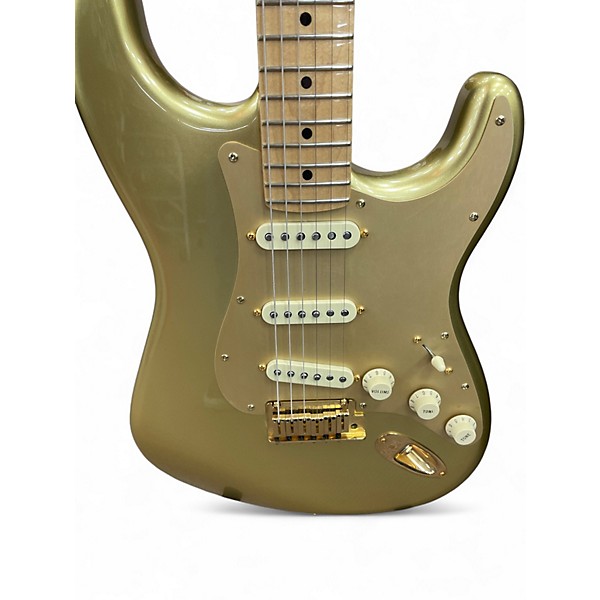 Used Fender American Special Stratocaster Aztec Gold Solid Body Electric Guitar