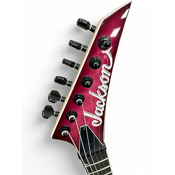 Used Jackson SL2Q Pro Series Soloist FUCHSIA BURST Solid Body Electric Guitar