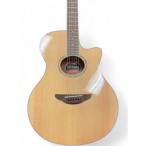 Used Yamaha APX600 Natural Acoustic Electric Guitar