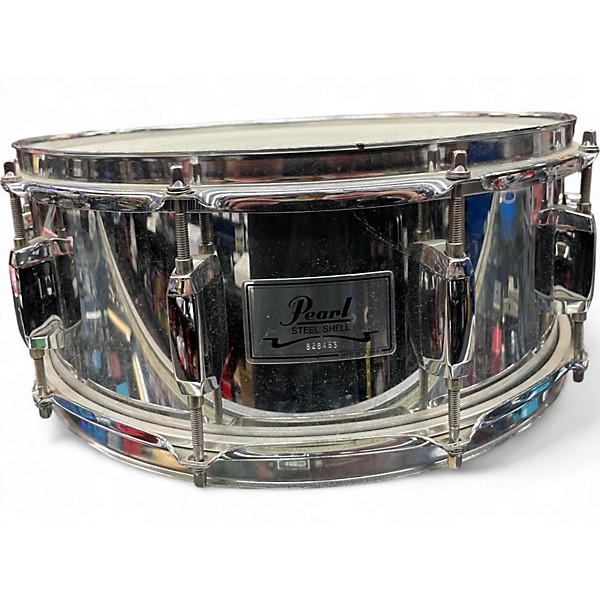 Used Pearl 14in Steel Snare Steel Drum