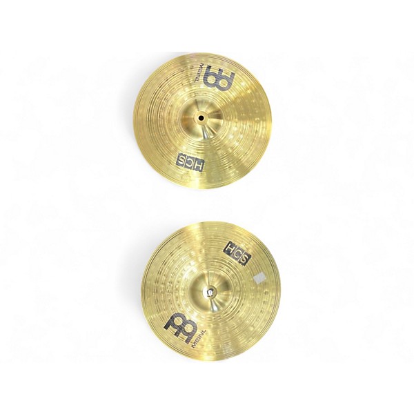Used MEINL 13in HCS Hi Hat Pair Cymbal
