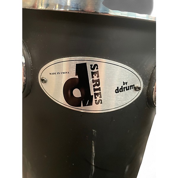 Used ddrum 6in TOMS Black Drum