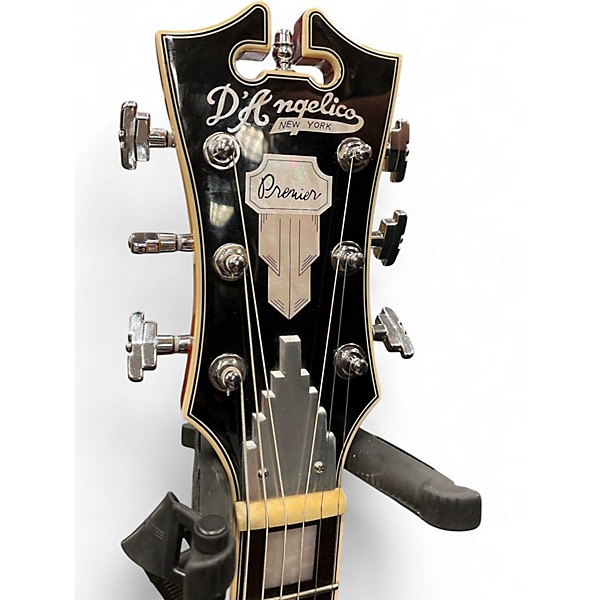 Used D'Angelico Premier Series DC 3 Tone Sunburst Hollow Body Electric Guitar