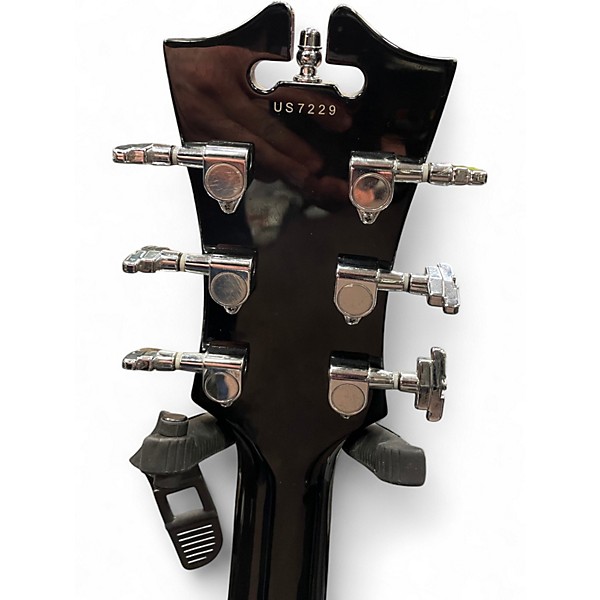 Used D'Angelico Premier Series DC Black Hollow Body Electric Guitar