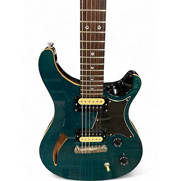 Used PRS SE Custom 22 Ocean Blue Solid Body Electric Guitar