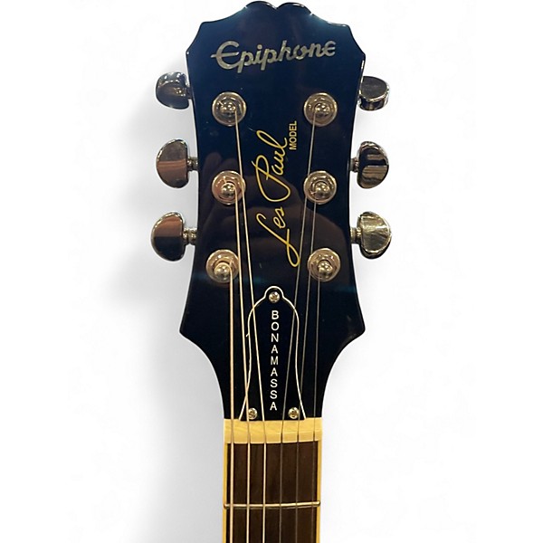 Used Epiphone Joe Bonamassa Les Paul Pelham Blue Solid Body Electric Guitar