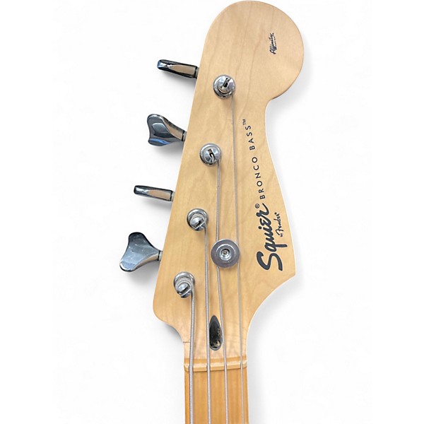 Used Squier Bronco BLACK Electric Bass Guitar