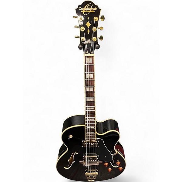 Used Oscar Schmidt 0E40 Black Hollow Body Electric Guitar