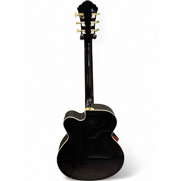 Used Oscar Schmidt 0E40 Black Hollow Body Electric Guitar
