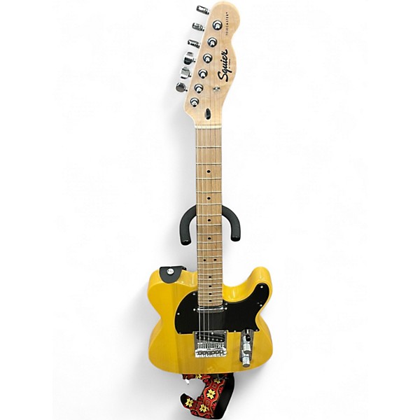 Used Squier Telecaster Butterscotch Solid Body Electric Guitar