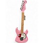 Used Squier Hello Kitty Stratocaster Single Hum Pink With Kitty Pickguard Pink Solid Body Electric Guitar thumbnail