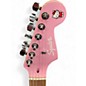 Used Squier Hello Kitty Stratocaster Single Hum Pink With Kitty Pickguard Pink Solid Body Electric Guitar