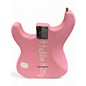 Used Squier Hello Kitty Stratocaster Single Hum Pink With Kitty Pickguard Pink Solid Body Electric Guitar