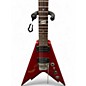 Used Dean Dime Razorback V Candy Apple Red Metallic Solid Body Electric Guitar