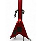 Used Dean Dime Razorback V Candy Apple Red Metallic Solid Body Electric Guitar