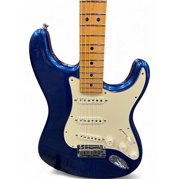 Used Fender American Ultra Stratocaster Cobra Blue Solid Body Electric Guitar
