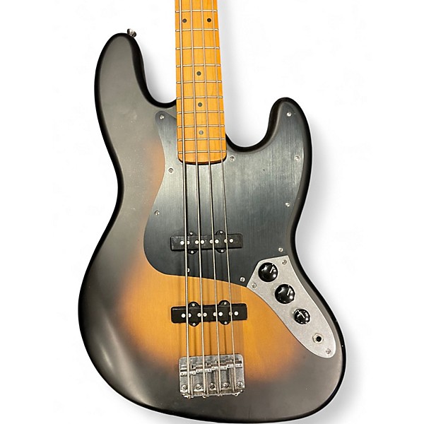 Used Squier 40th Anniversary Jazz Bass Satin Tobacco Burst Electric Bass Guitar