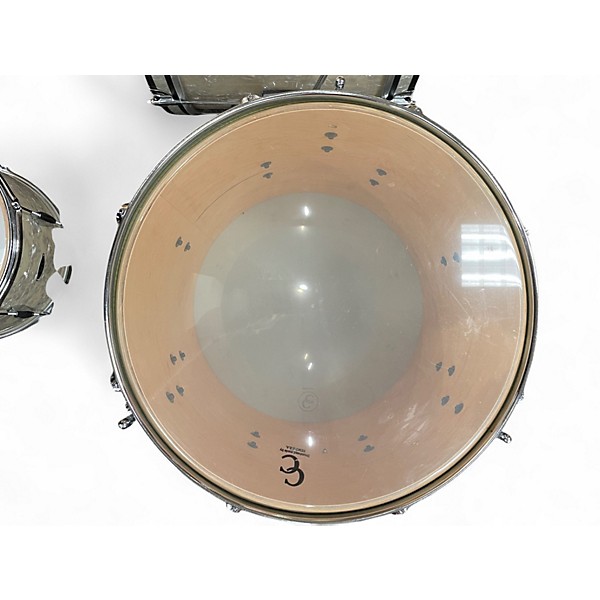 Used C&C Drum Company 4 Piece Player Date 1 Aged Marine Pearl Drum Kit