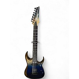 Used Ibanez RG7521PB Ocean Blue Burst Solid Body Electric Guitar