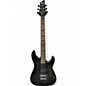 Used Schecter Guitar Research demon 6  Black Onyx Solid Body Electric Guitar thumbnail