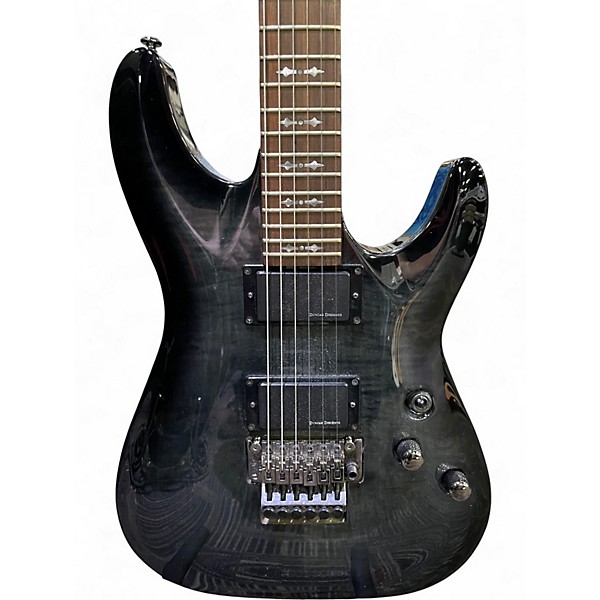 Used Schecter Guitar Research demon 6  Black Onyx Solid Body Electric Guitar