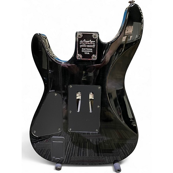 Used Schecter Guitar Research demon 6  Black Onyx Solid Body Electric Guitar
