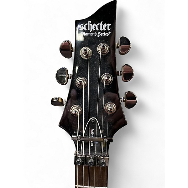 Used Schecter Guitar Research demon 6  Black Onyx Solid Body Electric Guitar